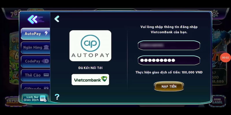 Nạp tiền 789club Ưu điểm vượt trội của hệ thống nạp tiền 789club